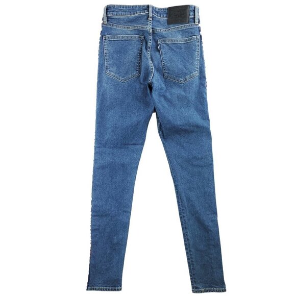 Levi's Made & Crafted 721 High Rise Skinny Jeans Japanese Denim "27x30" (26x30) - Picture 3 of 14